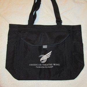 American Theatre Wing Tote Bag w/ Front and Side Pockets